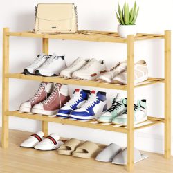 Bamboo Shoe Rack